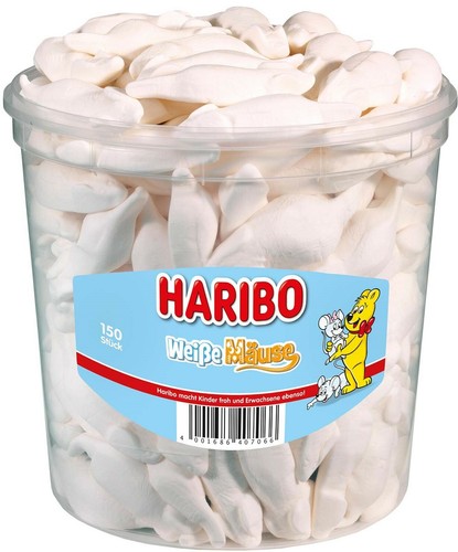 Haribo weisse mäuse - weisse,
