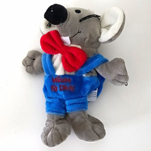 Stoff plüschtier maus - &,