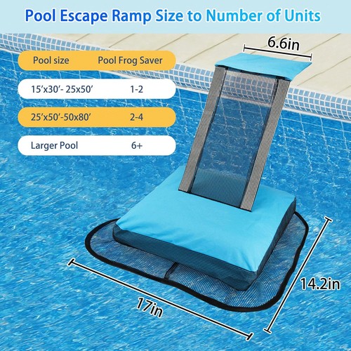 Pool tierrettungsrampe blau - pool-tierrettungsrampe,