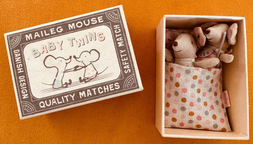 Maileg baby twins mäuse - baby,