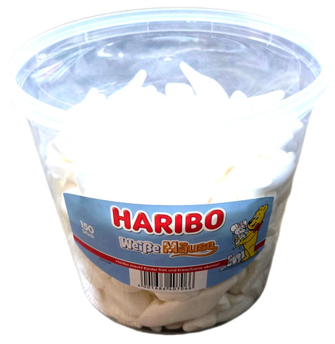 Haribo weiße mäuse 150st - weiße,